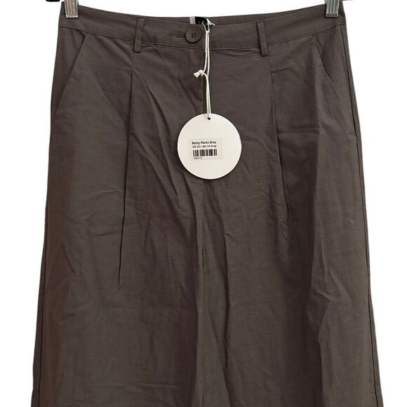 Princess Polly NWT Betsy High Rise Wide Leg Grey Casual to Career Pant Size 10 - Picture 8 of 15